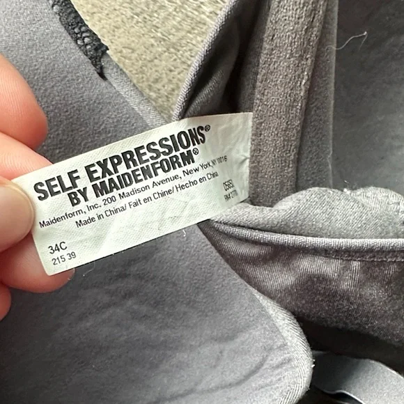 Maidenform Gray Lace Detail Bras - Picture 3 of 3